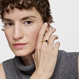 TOUS 18K Gold Plated Silver Ring/ 1004507711