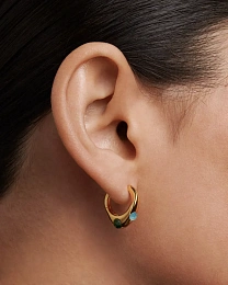 PDPAOLA 18K Gold Plated Silver Earring/ AR01-B73-U
