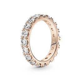 PANDORA Rose 14K Վարդագույն ոսկու պատվածքով Արծաթյա Մատանի/ 180050C01-56