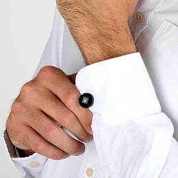 Maserati Stainless Steel Cufflinks/ JM5249JD02