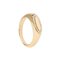 PDPAOLA 18K Gold Plated Silver Ring/ AN01-629-16