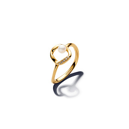 PANDORA ESSENCE 14K Ոսկեպատ արծաթյա Մատանի/ 163831C01-54