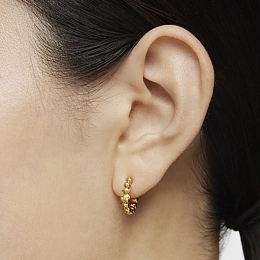 TOUS 18K ոսկեպատ Արծաթյա Ականջօղ/ 1004094000