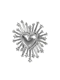 You are my Heart Silver Brooch / BR03