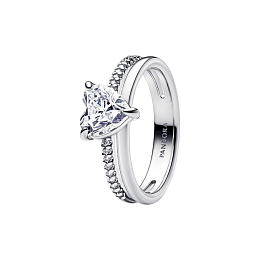 PANDORA Timeless серебряное кольцо/ 193100C01-52