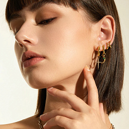 Ania Haie 14K Ոսկեպատ Արծաթյա Չարմ/ EC048-14G