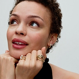 PANDORA Essence 14K Ոսկեպատ Արծաթյա Ականջօղ/ 263261C01