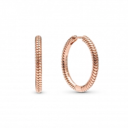 PANDORA Moments 14K Վարդագույն ոսկու պատվածքով Արծաթյա Ականջօղ/ 289532C00