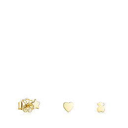 TOUS 18K Gold plated Silver Earring/ 018153580