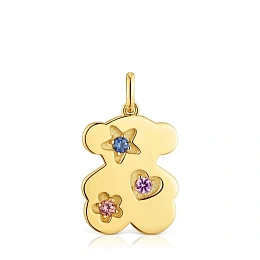 Tous 18K Gold Plated Pendant/ 1004450100