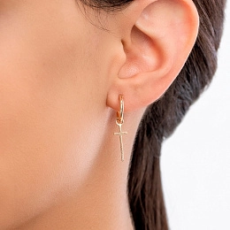 Maison de la Bijouterie 18K Ոսկեպատ բրասս Ականջօղ/ 20215