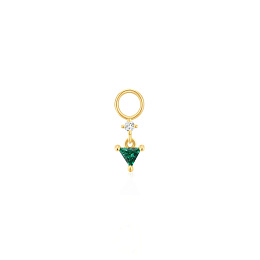 Ania Haie 14K Gold Plated Silver Charm/ EC048-02G