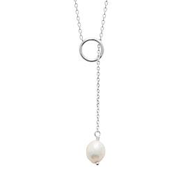 L'atelier Precieux Silver Necklace/ 87395145