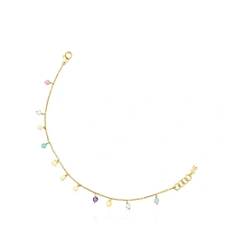 TOUS 18K Gold Plated Silver Bracelet/ 018151510