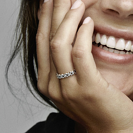 PANDORA Moments серебряное кольцо/ 190029C00-50