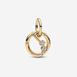 PANDORA Moments 14K Gold Plated Silver Charm/ 762719C01