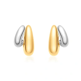 Ania Haie 14K Ոսկեպատ Արծաթյա Ականջօղ/ E072-07T