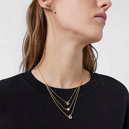 TOUS 18K Gold plated Silver Necklace/ 918442540
