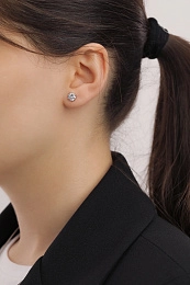 Ti Sento серебряные серьги/ 7319ZI