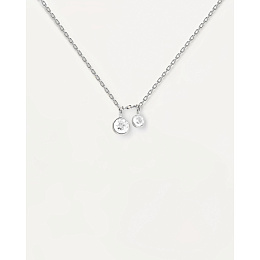 PDPAOLA Silver Necklace/ CO02-601-U