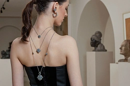 Silver Necklace "Khach" / CD037