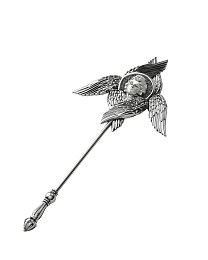 Silver Brooch "Shurishkan" / CD0891