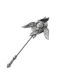 Silver Brooch "Shurishkan" / CD0891