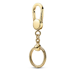 PANDORA Moments 14K Gold Plated Silver Key ring/ 362237C00