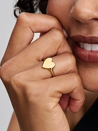Pandora Moments 14K Gold Plated Ring/ 163988C00-56