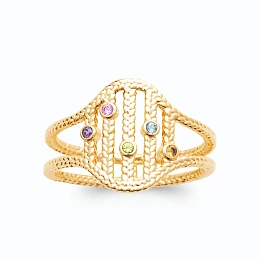 Maison de la Bijouterie 18K Gold Plated Ring/ 2998605-56