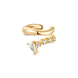 Ania Haie 14K Ոսկեպատ Արծաթյա Ականջօղ/ E056-03G