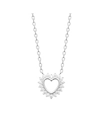 L'atelier Precieux Silver Necklace/ 87396345