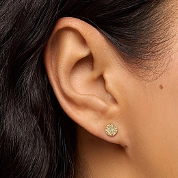 TOUS 18K Gold Earring/ 812443080