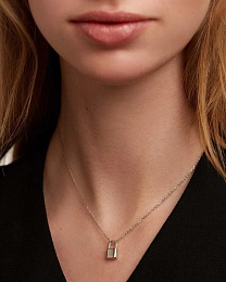 PDPAOLA Silver Necklace/ CO02-086-U