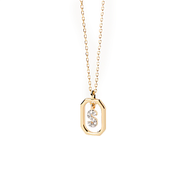 PDPAOLA 14K Gold Plated Silver Necklace/ CO01-530-U