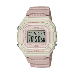 Casio General Ladies Wristwatch/ W-218HC-4A2VDF