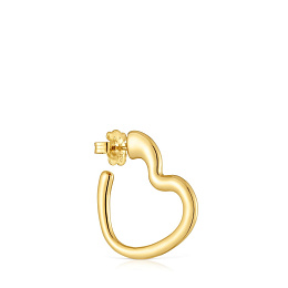 Моно-серьга TOUS из серебра с 18K позолотой/1004091700