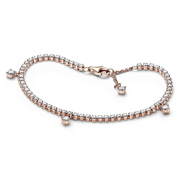 PANDORA Timeless 14K Позолоченный Серебряный Браслет/ 582401C01-16
