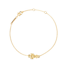 PDPAOLA 18K Gold Plated Silver Bracelet/ PU01-171-U