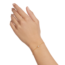 PDPAOLA 14K Gold Plated Silver Bracelet/ PU01-413-U
