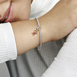 PANDORA Disney 14K Վարդագույն ոսկու պատվածքով Արծաթյա Չարմ/ 782208C01