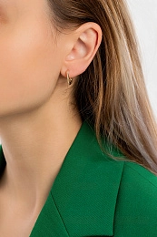 Maison de la Bijouterie 18K Ոսկեպատ բրասս Ականջօղ/ 2635200