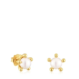 TOUS Серебряные серьги с позолотой 18K / 1004322900