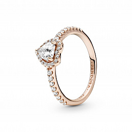 PANDORA Stories 14K Rose Gold Plated Silver Ring/ 188421C02-50