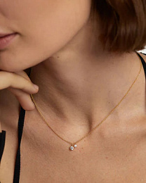 PDPAOLA 18K Gold Plated Silver Necklace/ CO01-601-U