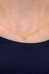 Blush 14K Gold Necklace/ 3155YGO_A