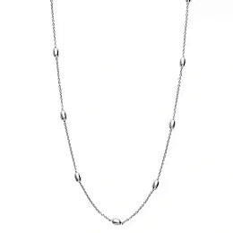 L'atelier Précieux Rhodium plated Necklace/72140145