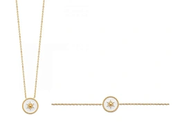 Maison de la Bijouterie 18K Gold Plated Necklace and Bracelet Set