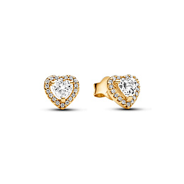 PANDORA Timeless 14K Gold Plated Silver Earring/ 268427C01