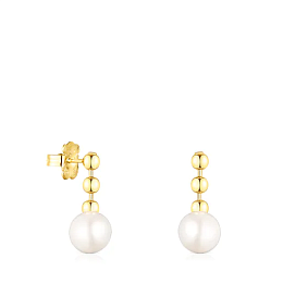 TOUS 18K Gold plated Silver Earring/ 111233590